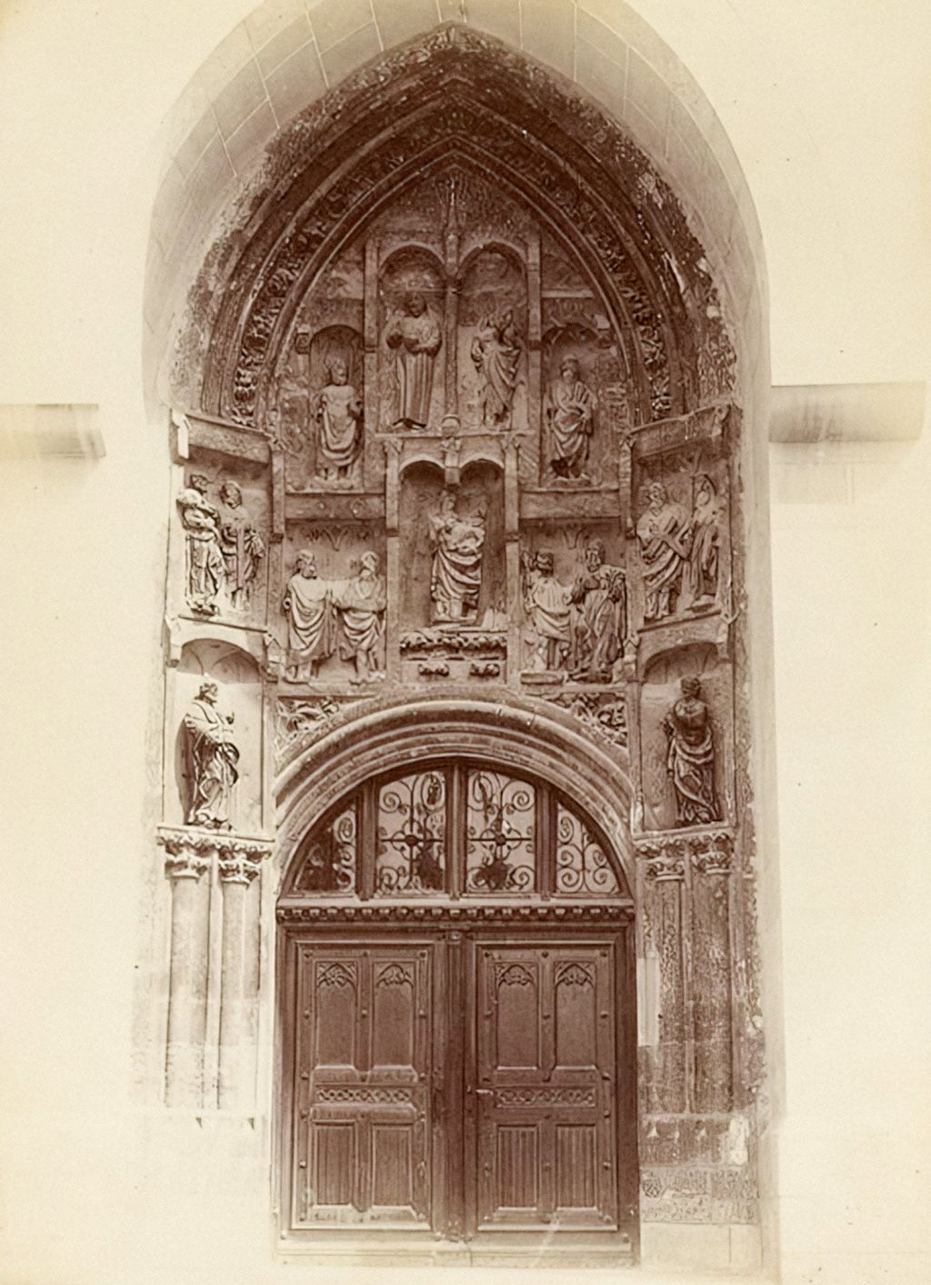 Crkva sv. Marka 1892. godine, portal